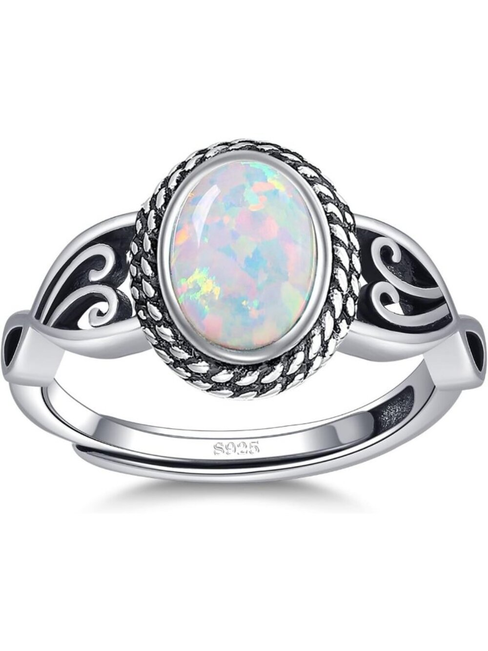 Adjustable Turquoise Rings for Women, Boho Style, Size 6-9, Unique Jewelry